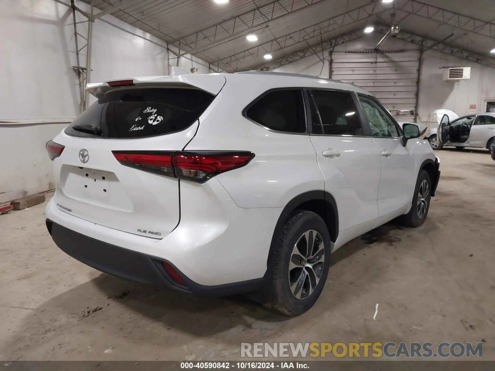 4 fotografías del automóvil dañado 5TDKDRBH3PS035286 TOYOTA HIGHLANDER 2023