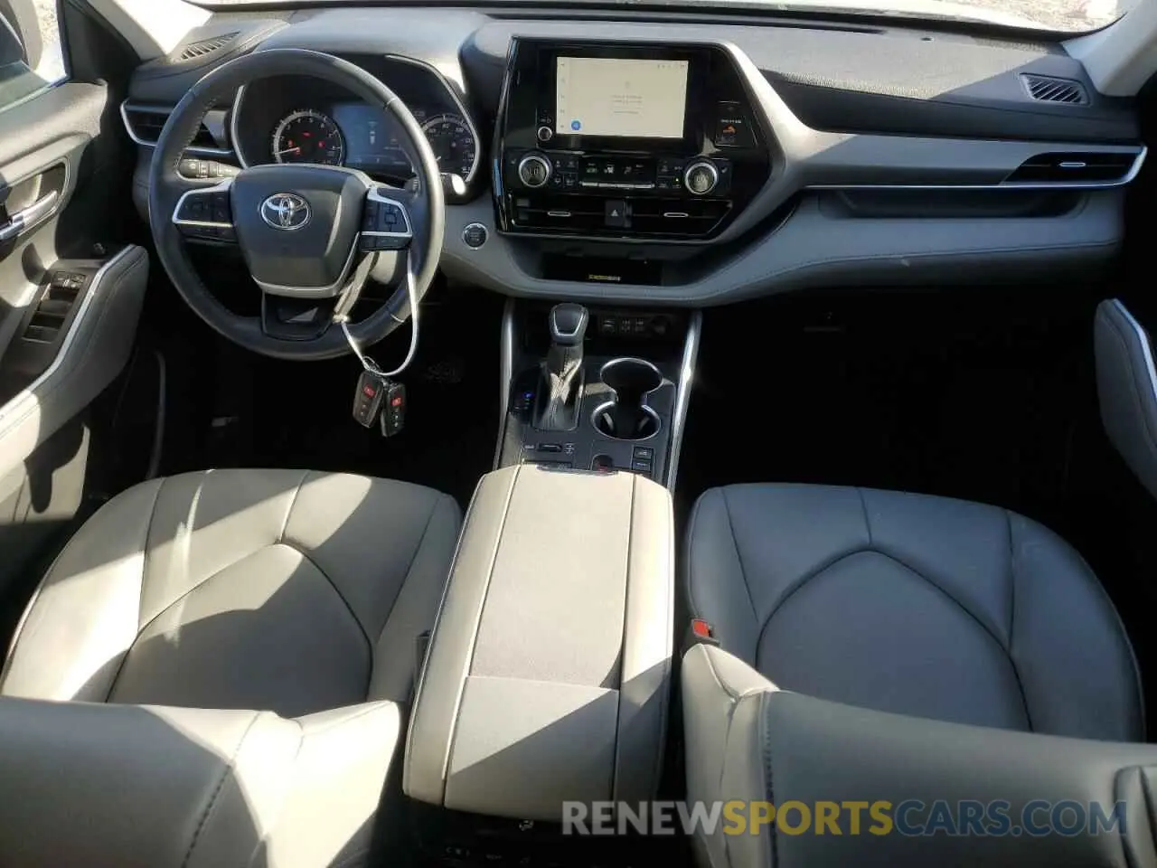 8 fotografías del automóvil dañado 5TDKDRBH3PS041041 TOYOTA HIGHLANDER 2023