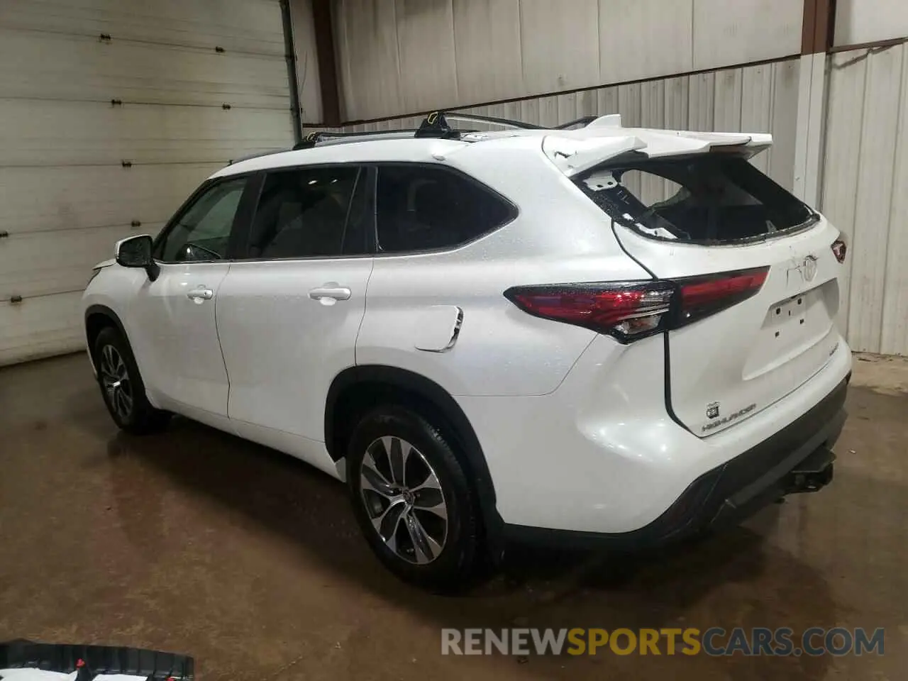 2 fotografías del automóvil dañado 5TDKDRBH3PS042884 TOYOTA HIGHLANDER 2023