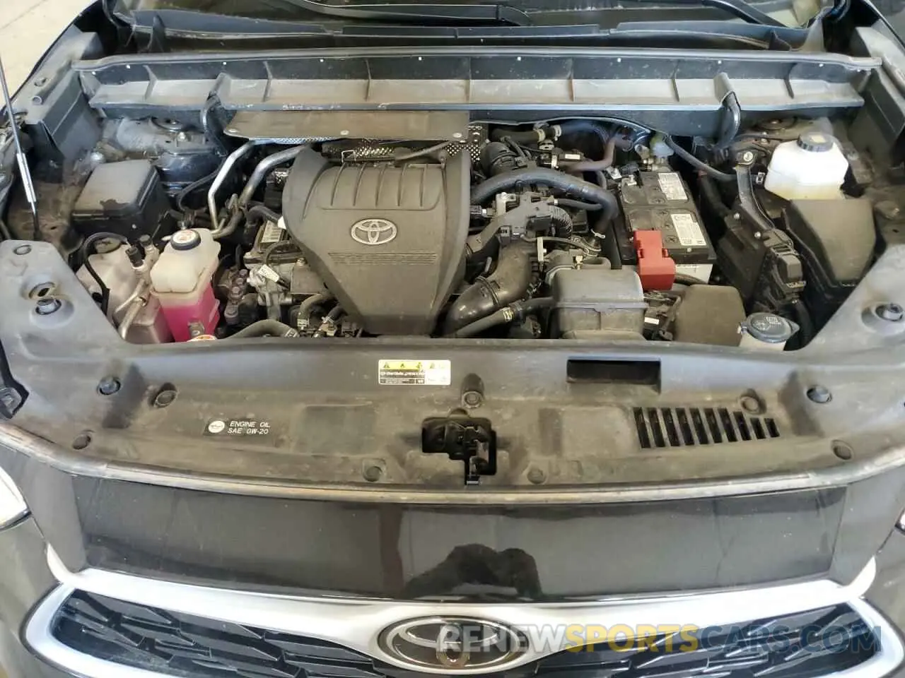 12 fotografías del automóvil dañado 5TDKDRBH3PS503355 TOYOTA HIGHLANDER 2023