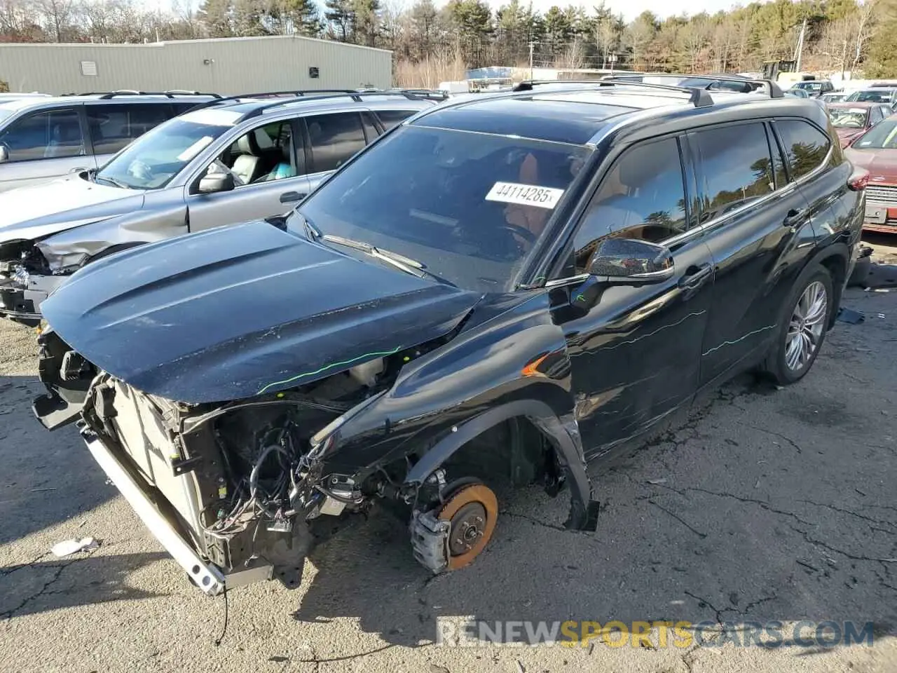 1 fotografías del automóvil dañado 5TDKDRBH3PS510063 TOYOTA HIGHLANDER 2023