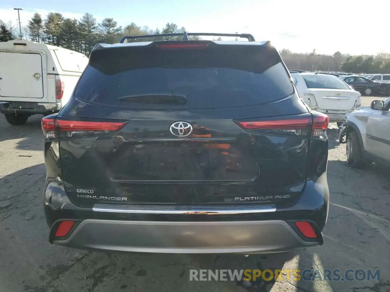 6 fotografías del automóvil dañado 5TDKDRBH3PS510063 TOYOTA HIGHLANDER 2023