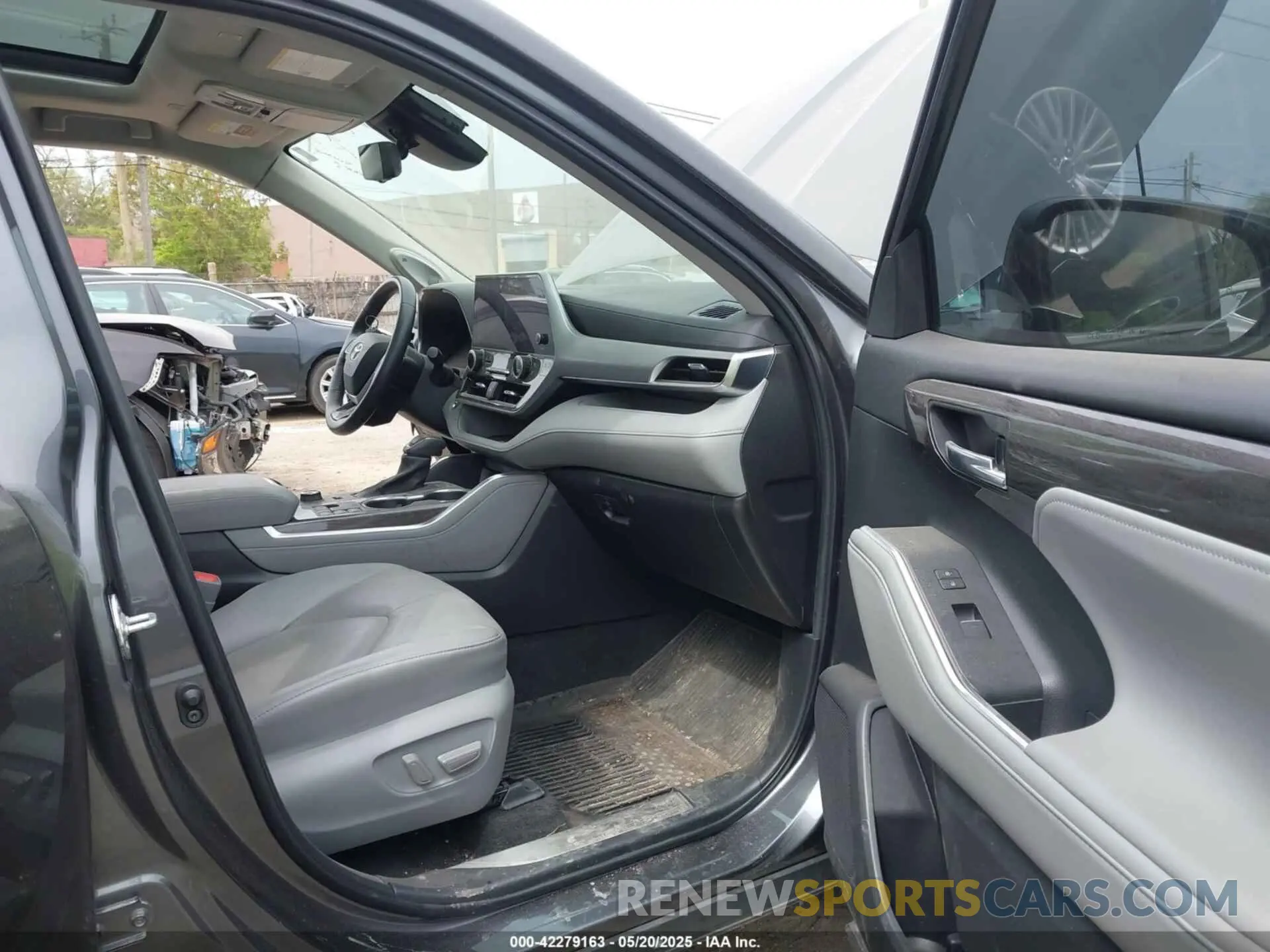5 fotografías del automóvil dañado 5TDKDRBH4PS000921 TOYOTA HIGHLANDER 2023