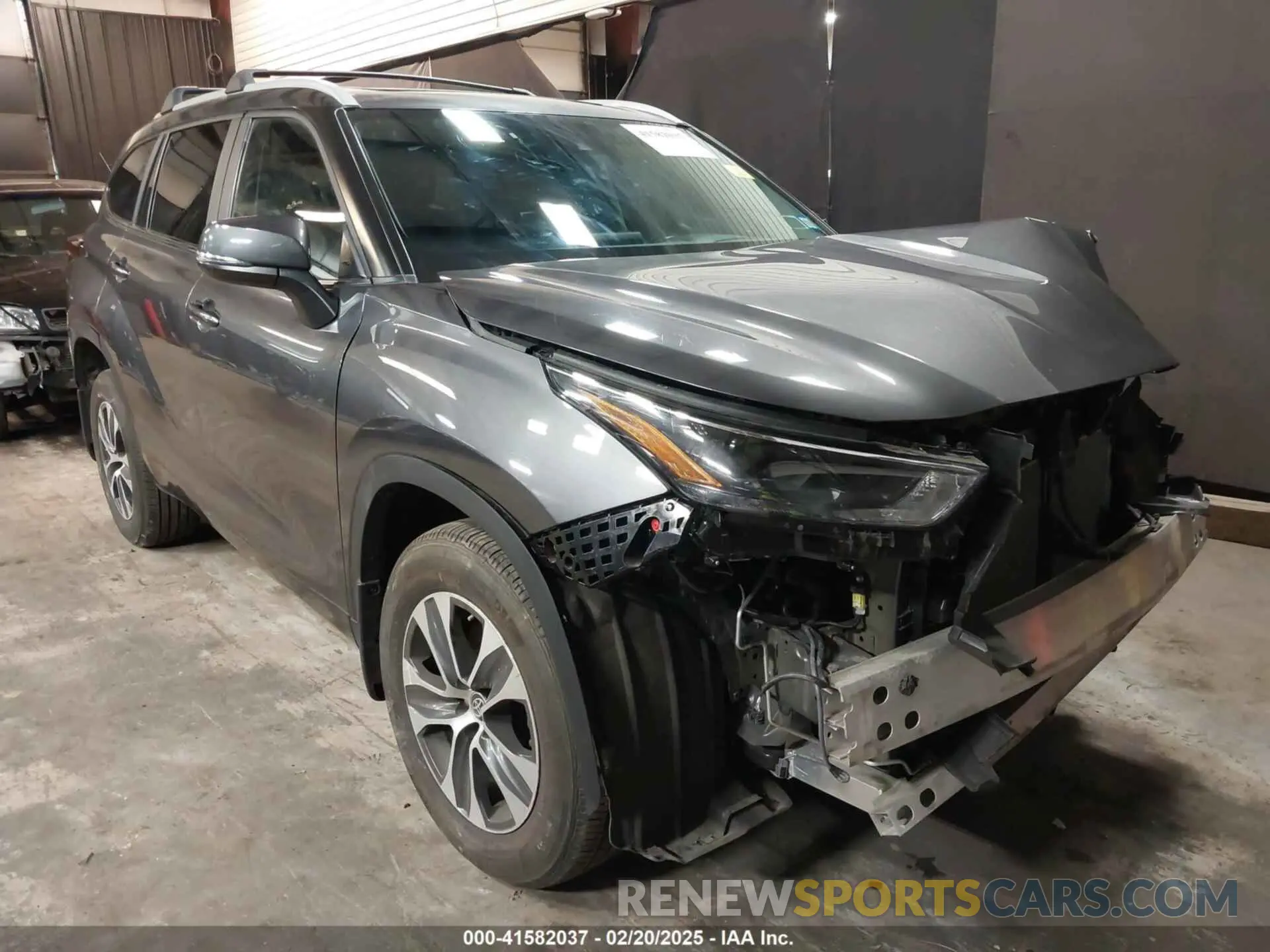 1 fotografías del automóvil dañado 5TDKDRBH4PS009022 TOYOTA HIGHLANDER 2023