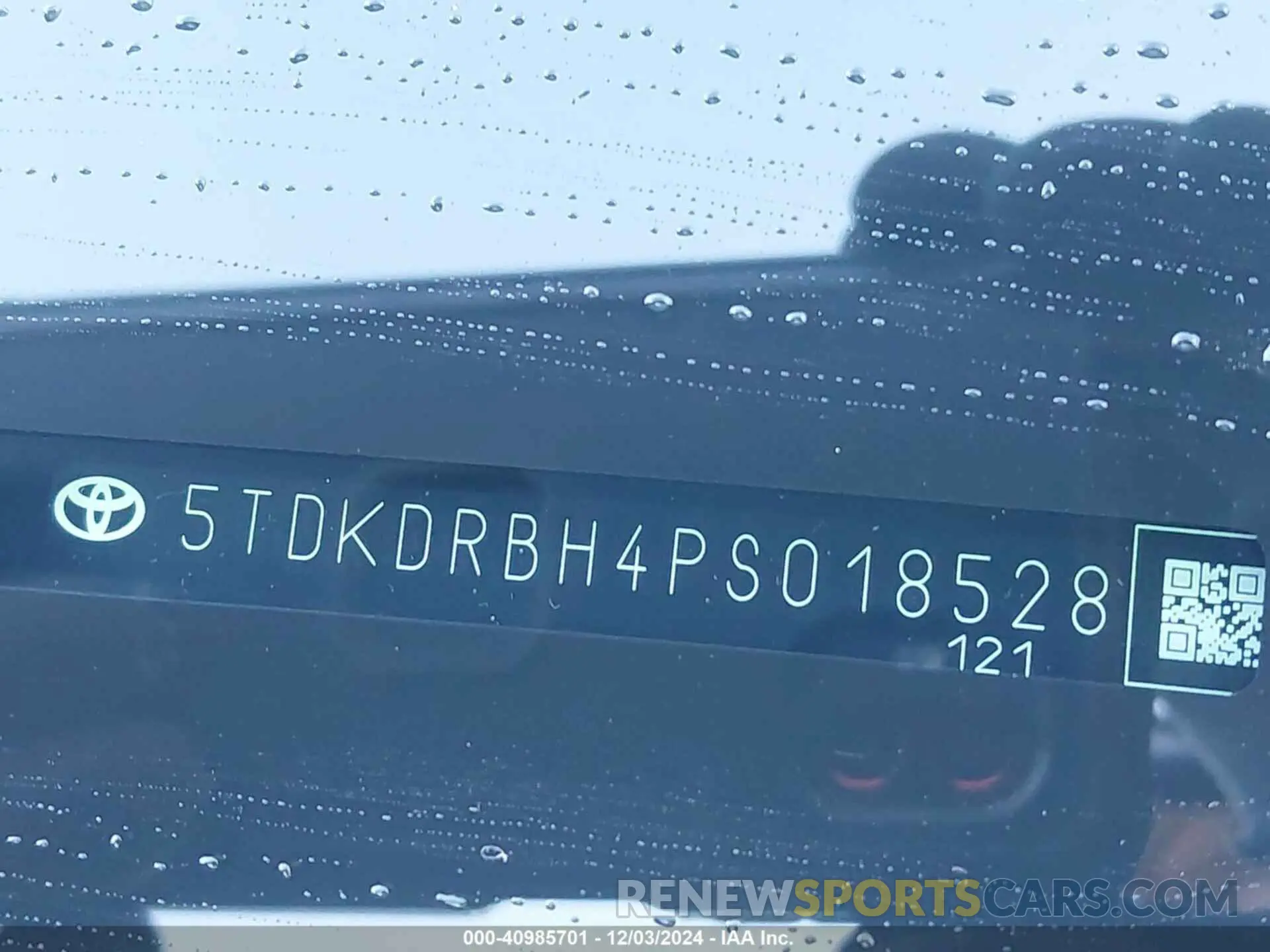 9 fotografías del automóvil dañado 5TDKDRBH4PS018528 TOYOTA HIGHLANDER 2023