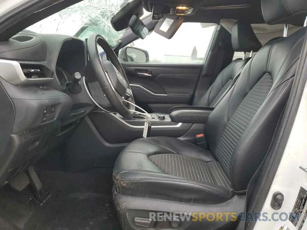 7 fotografías del automóvil dañado 5TDKDRBH4PS019159 TOYOTA HIGHLANDER 2023