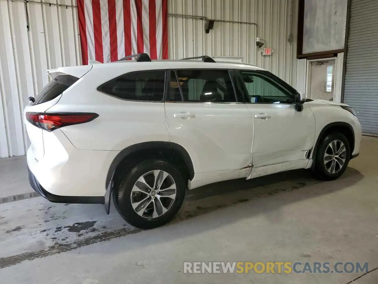 3 fotografías del automóvil dañado 5TDKDRBH4PS023924 TOYOTA HIGHLANDER 2023