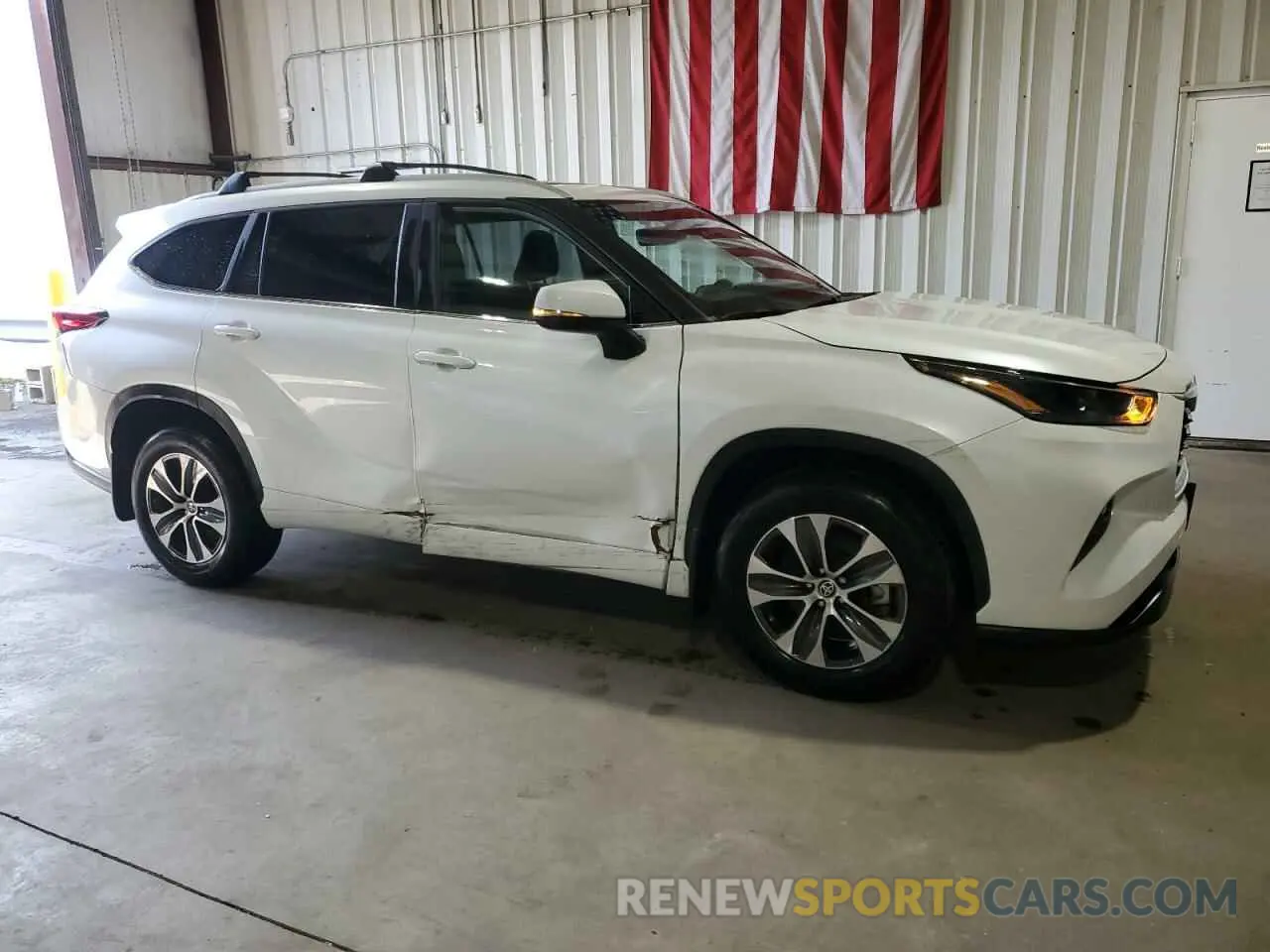 4 fotografías del automóvil dañado 5TDKDRBH4PS023924 TOYOTA HIGHLANDER 2023