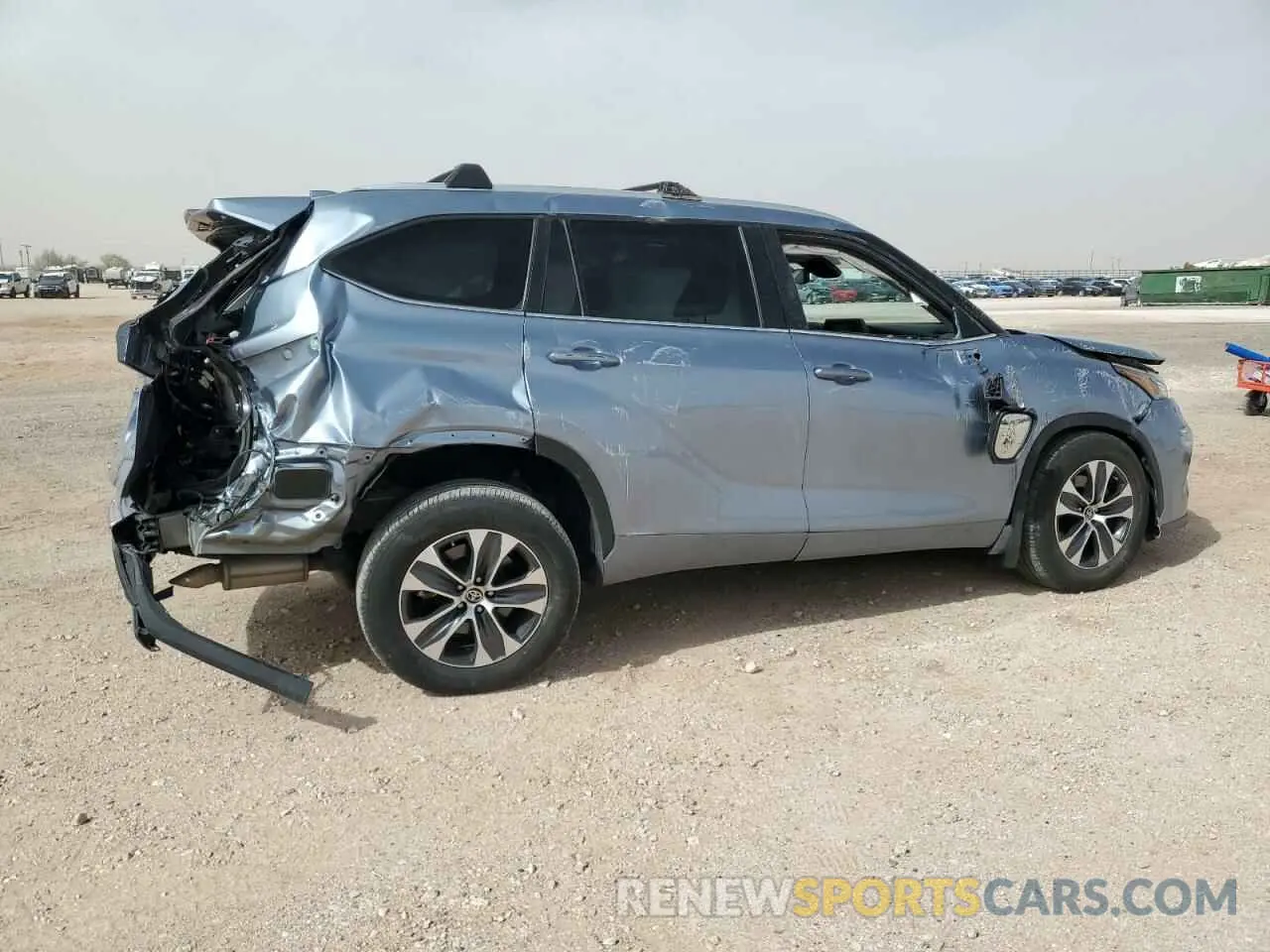 3 fotografías del automóvil dañado 5TDKDRBH4PS038178 TOYOTA HIGHLANDER 2023