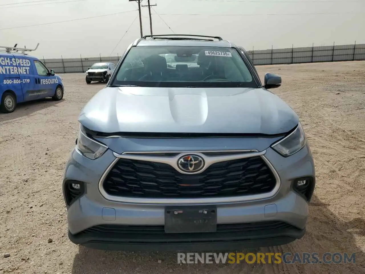 5 fotografías del automóvil dañado 5TDKDRBH4PS038178 TOYOTA HIGHLANDER 2023