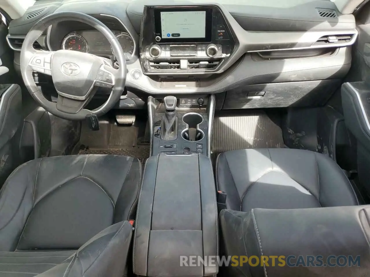 8 fotografías del automóvil dañado 5TDKDRBH4PS038178 TOYOTA HIGHLANDER 2023