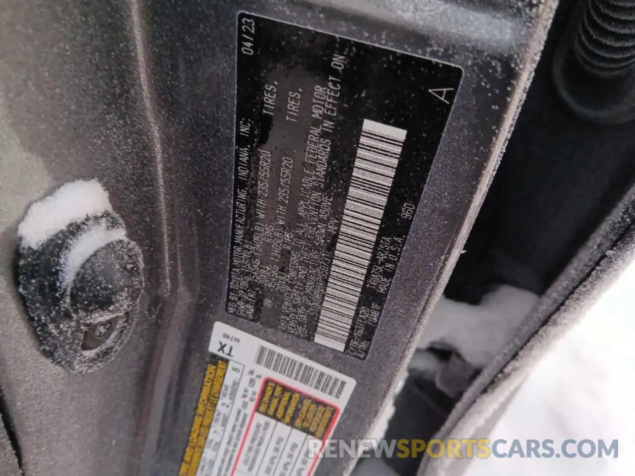 12 fotografías del automóvil dañado 5TDKDRBH4PS507317 TOYOTA HIGHLANDER 2023