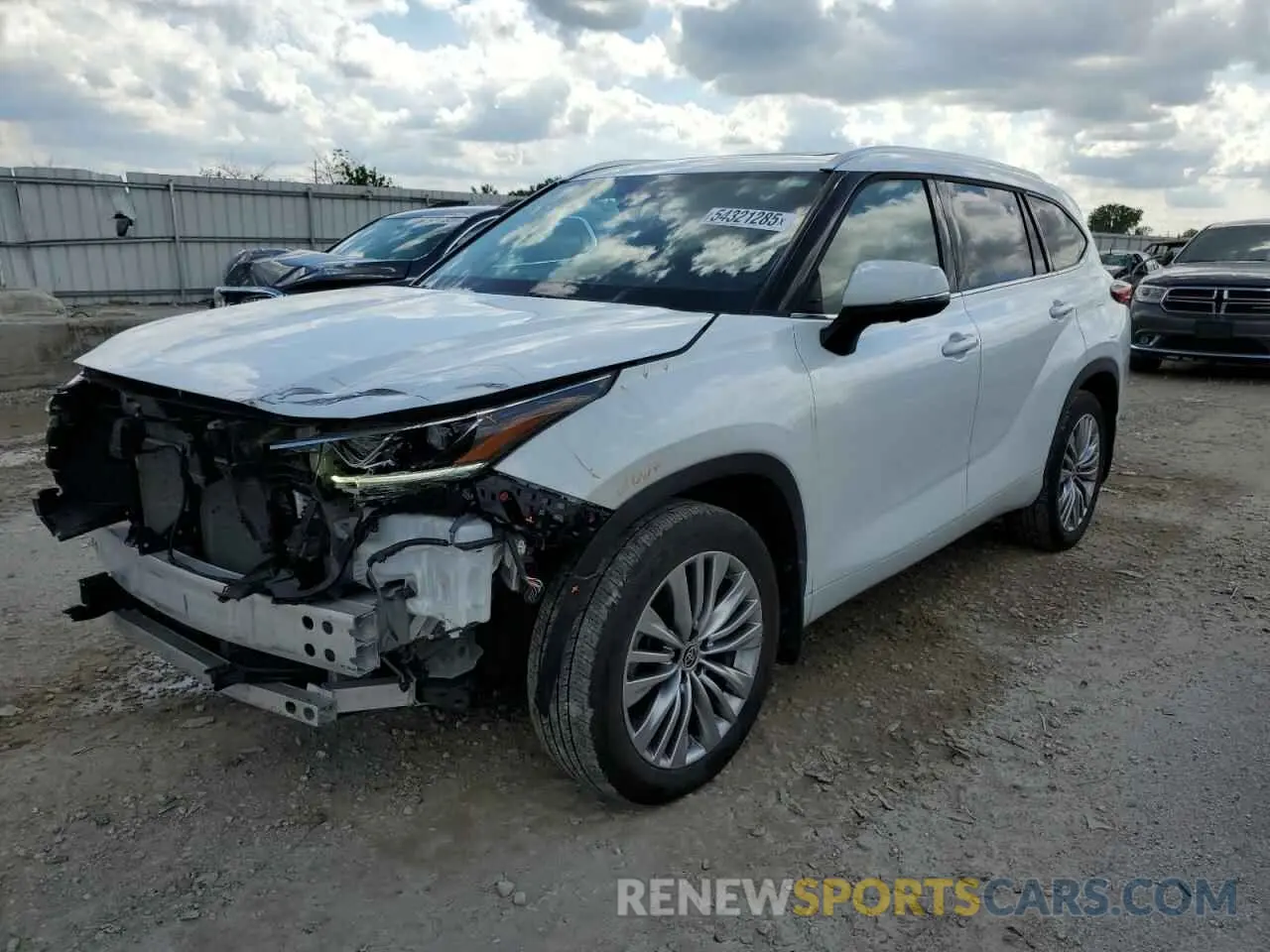 1 fotografías del automóvil dañado 5TDKDRBH4PS510752 TOYOTA HIGHLANDER 2023