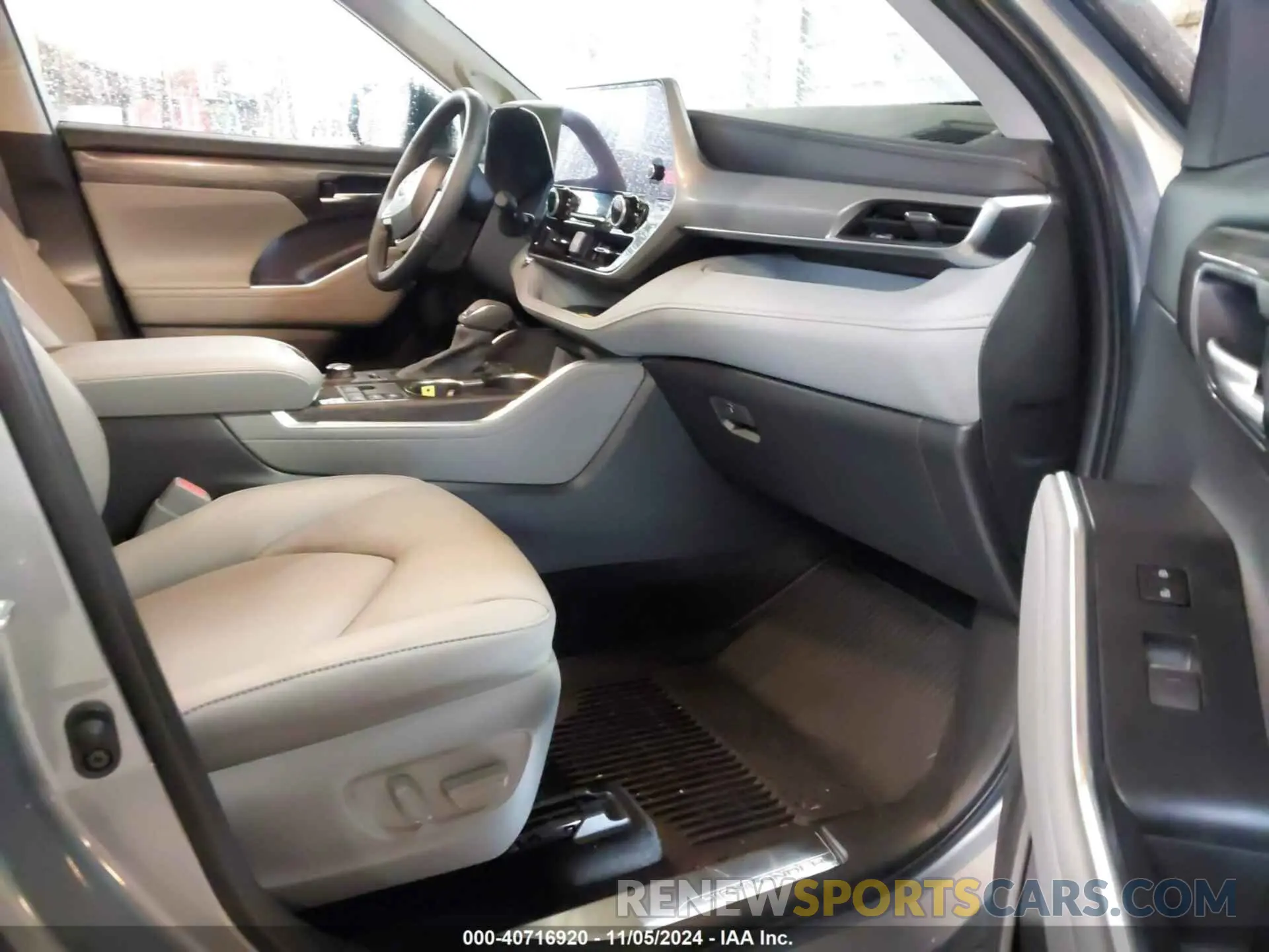5 fotografías del automóvil dañado 5TDKDRBH4PS528247 TOYOTA HIGHLANDER 2023