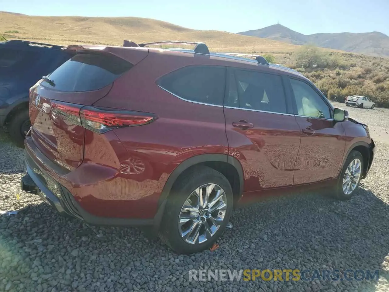 3 fotografías del automóvil dañado 5TDKDRBH5PS009532 TOYOTA HIGHLANDER 2023