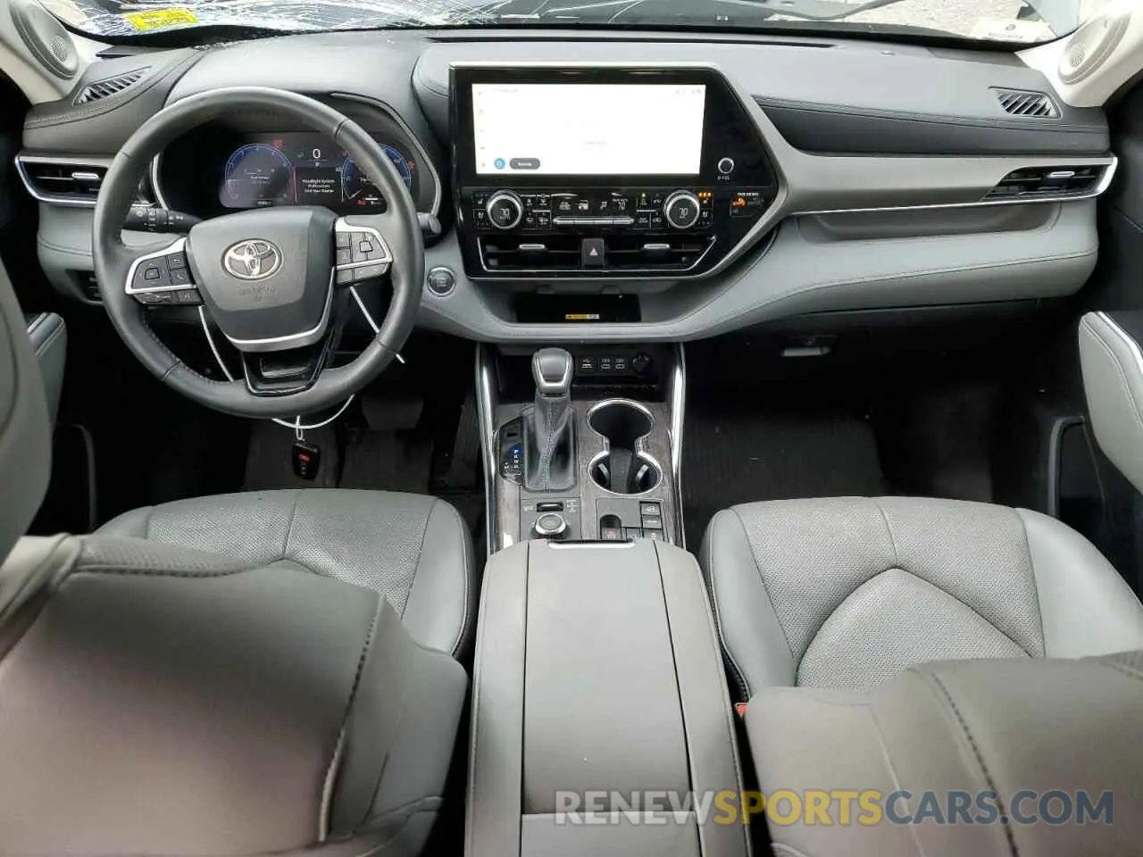 8 fotografías del automóvil dañado 5TDKDRBH5PS035287 TOYOTA HIGHLANDER 2023