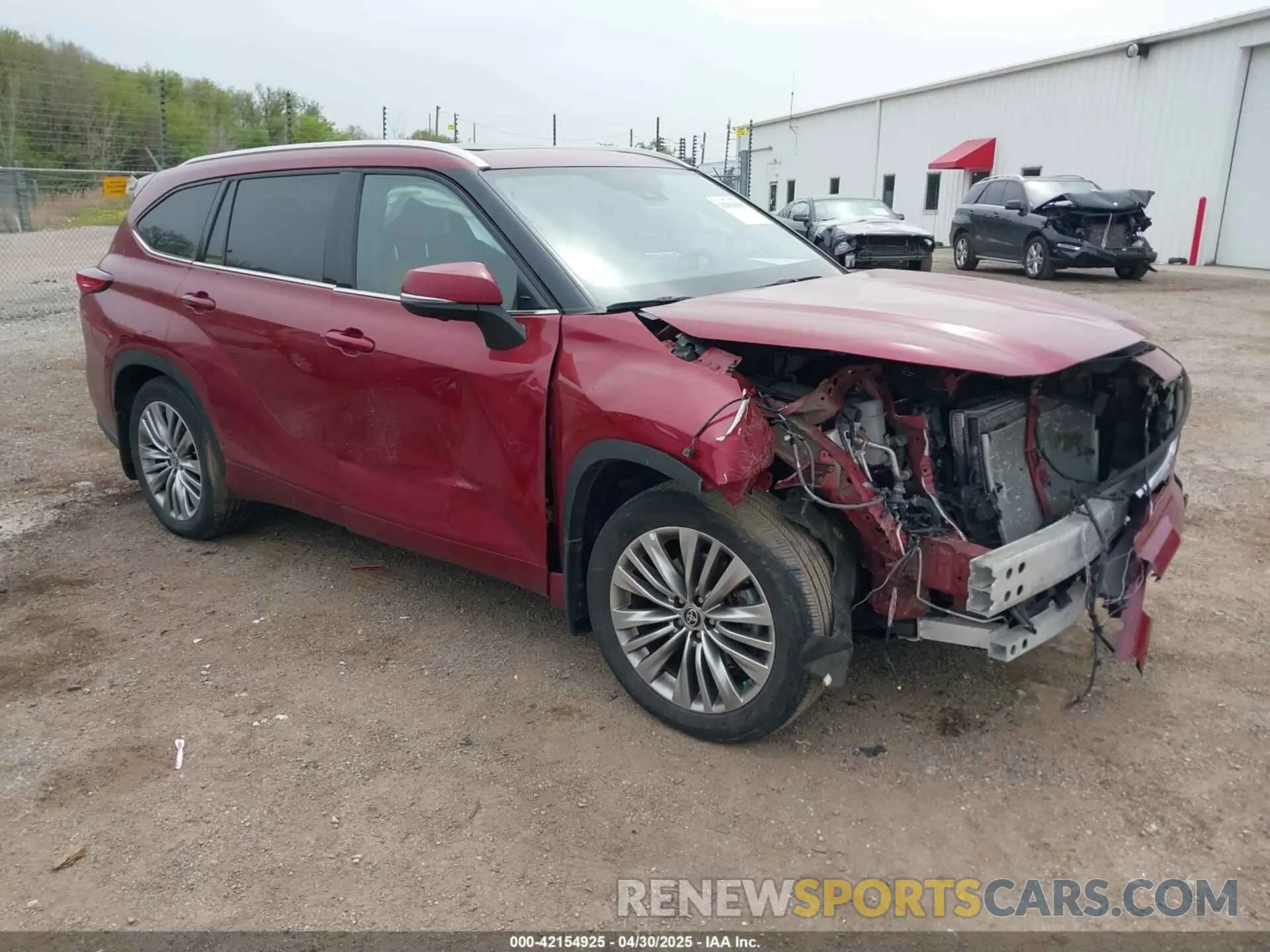 1 fotografías del automóvil dañado 5TDKDRBH5PS507133 TOYOTA HIGHLANDER 2023
