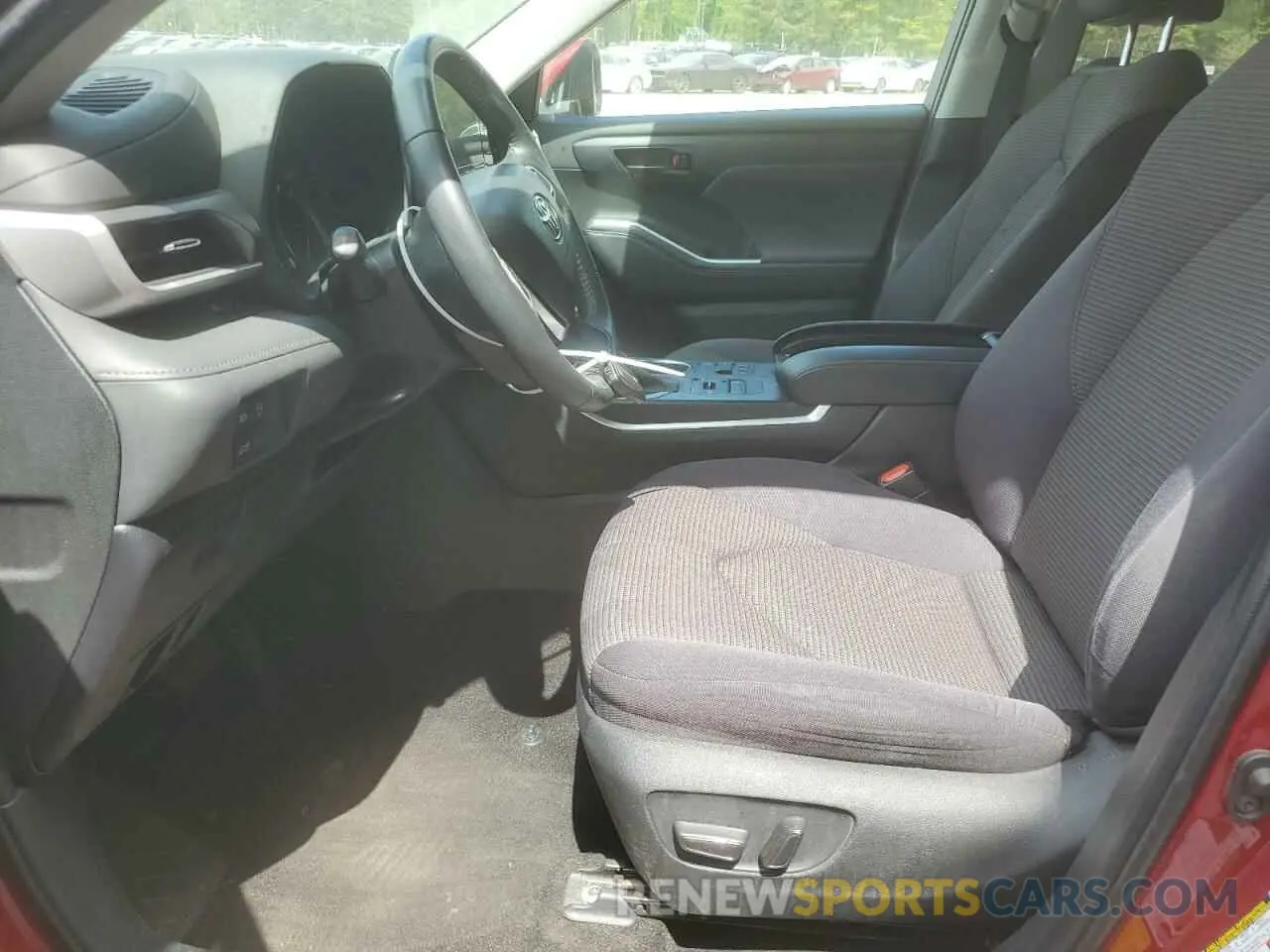 7 fotografías del automóvil dañado 5TDKDRBH6PS000595 TOYOTA HIGHLANDER 2023