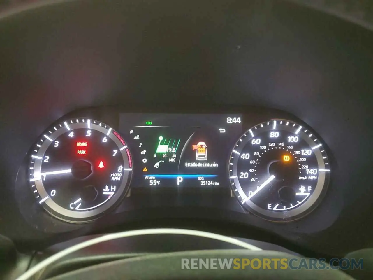 9 fotografías del automóvil dañado 5TDKDRBH6PS000595 TOYOTA HIGHLANDER 2023
