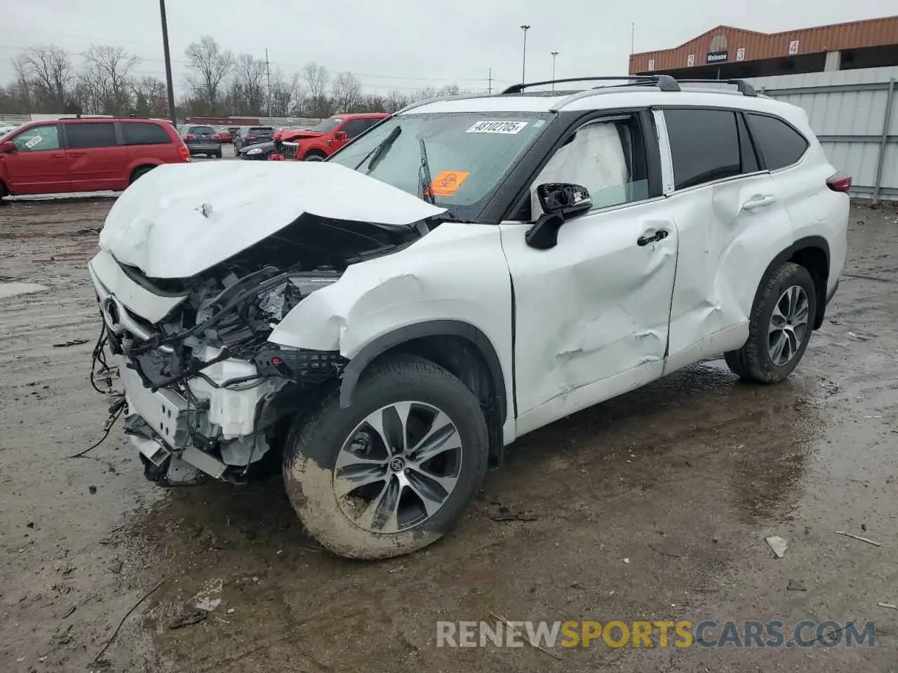 1 fotografías del automóvil dañado 5TDKDRBH6PS004792 TOYOTA HIGHLANDER 2023