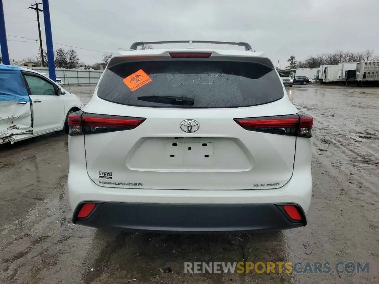 6 fotografías del automóvil dañado 5TDKDRBH6PS004792 TOYOTA HIGHLANDER 2023