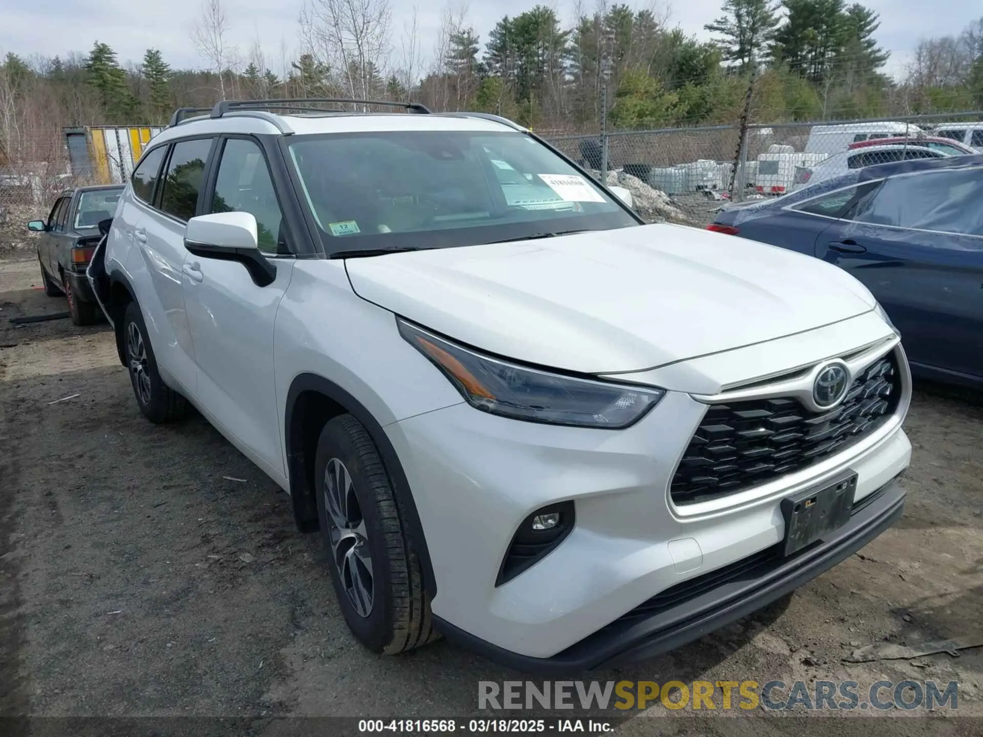 1 fotografías del automóvil dañado 5TDKDRBH6PS010219 TOYOTA HIGHLANDER 2023