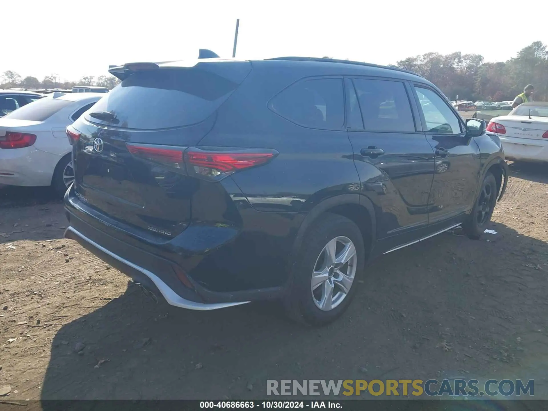 4 fotografías del automóvil dañado 5TDKDRBH6PS017641 TOYOTA HIGHLANDER 2023