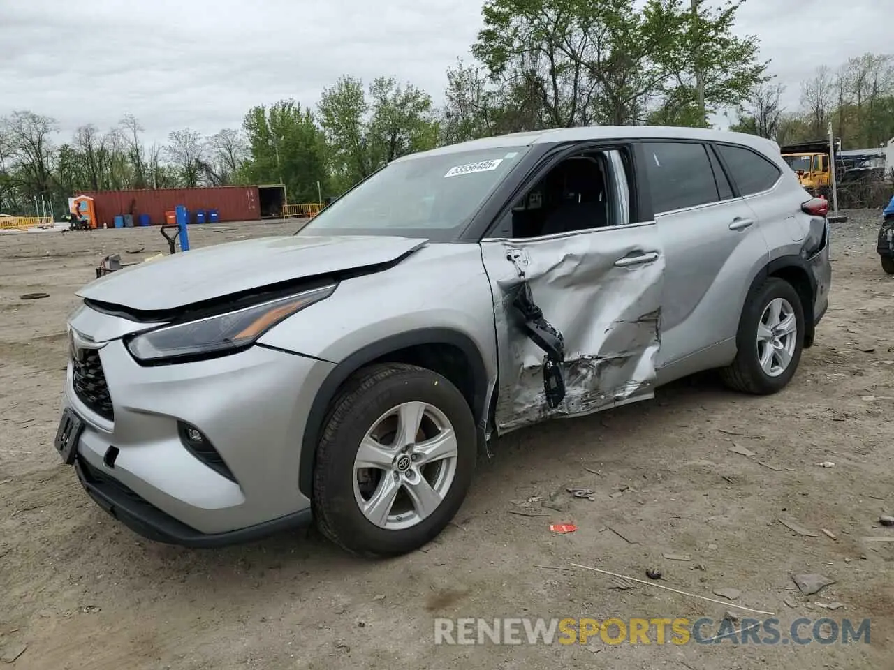 1 fotografías del automóvil dañado 5TDKDRBH6PS027926 TOYOTA HIGHLANDER 2023