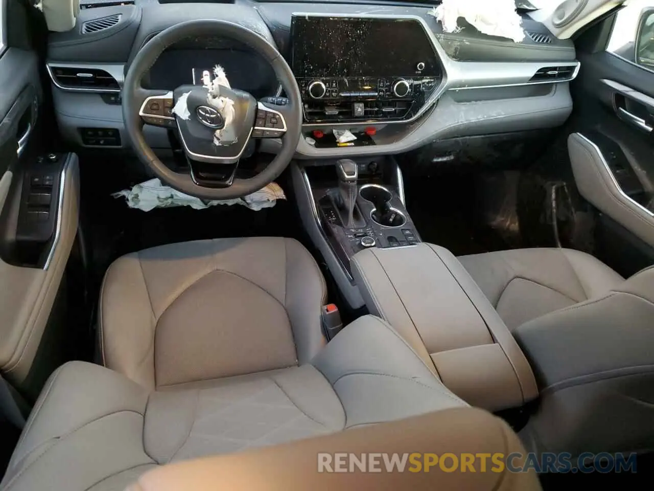 8 fotografías del automóvil dañado 5TDKDRBH6PS035203 TOYOTA HIGHLANDER 2023