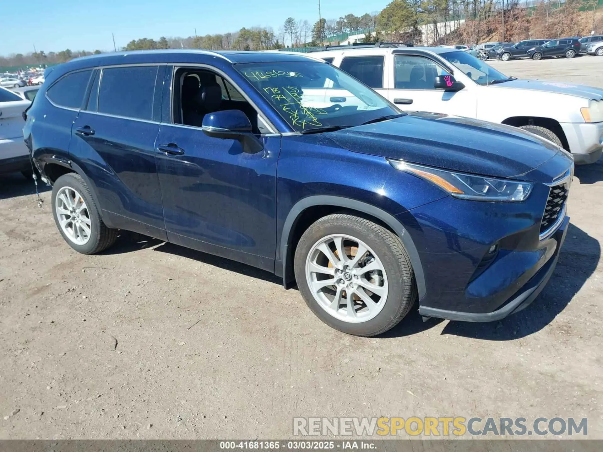 1 fotografías del automóvil dañado 5TDKDRBH6PS035508 TOYOTA HIGHLANDER 2023