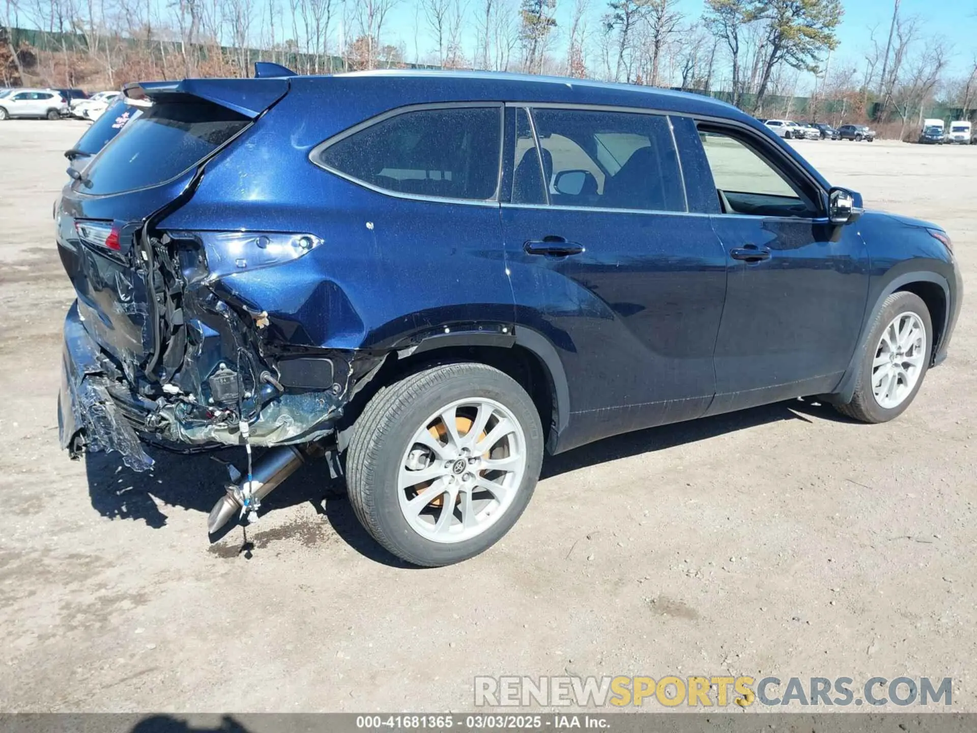 4 fotografías del automóvil dañado 5TDKDRBH6PS035508 TOYOTA HIGHLANDER 2023
