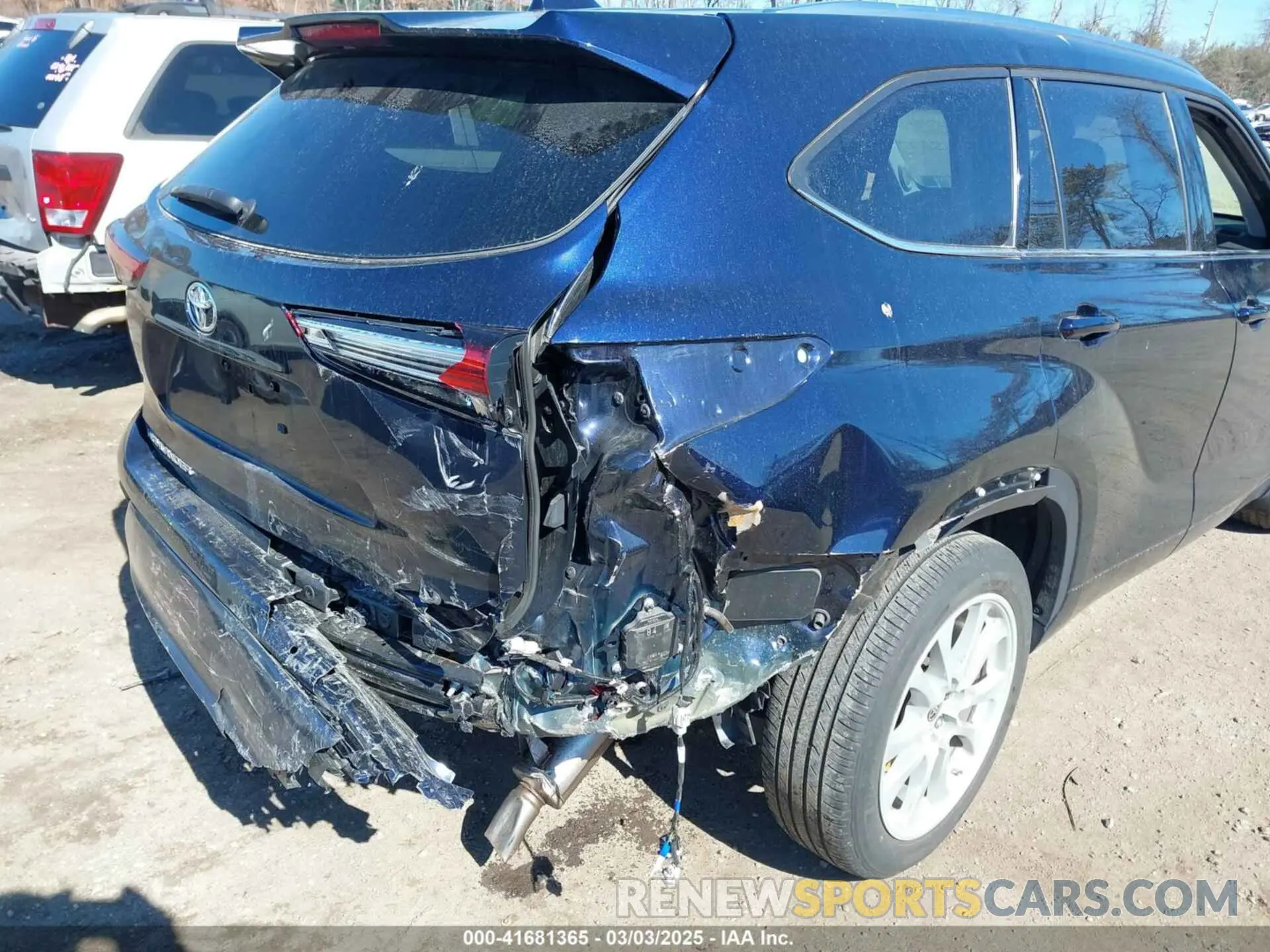 6 fotografías del automóvil dañado 5TDKDRBH6PS035508 TOYOTA HIGHLANDER 2023