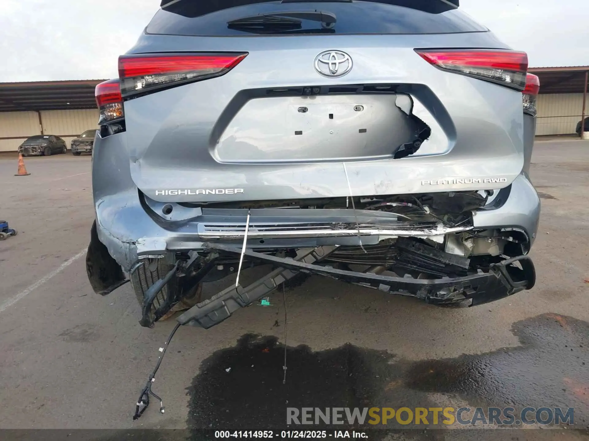6 fotografías del automóvil dañado 5TDKDRBH6PS040174 TOYOTA HIGHLANDER 2023
