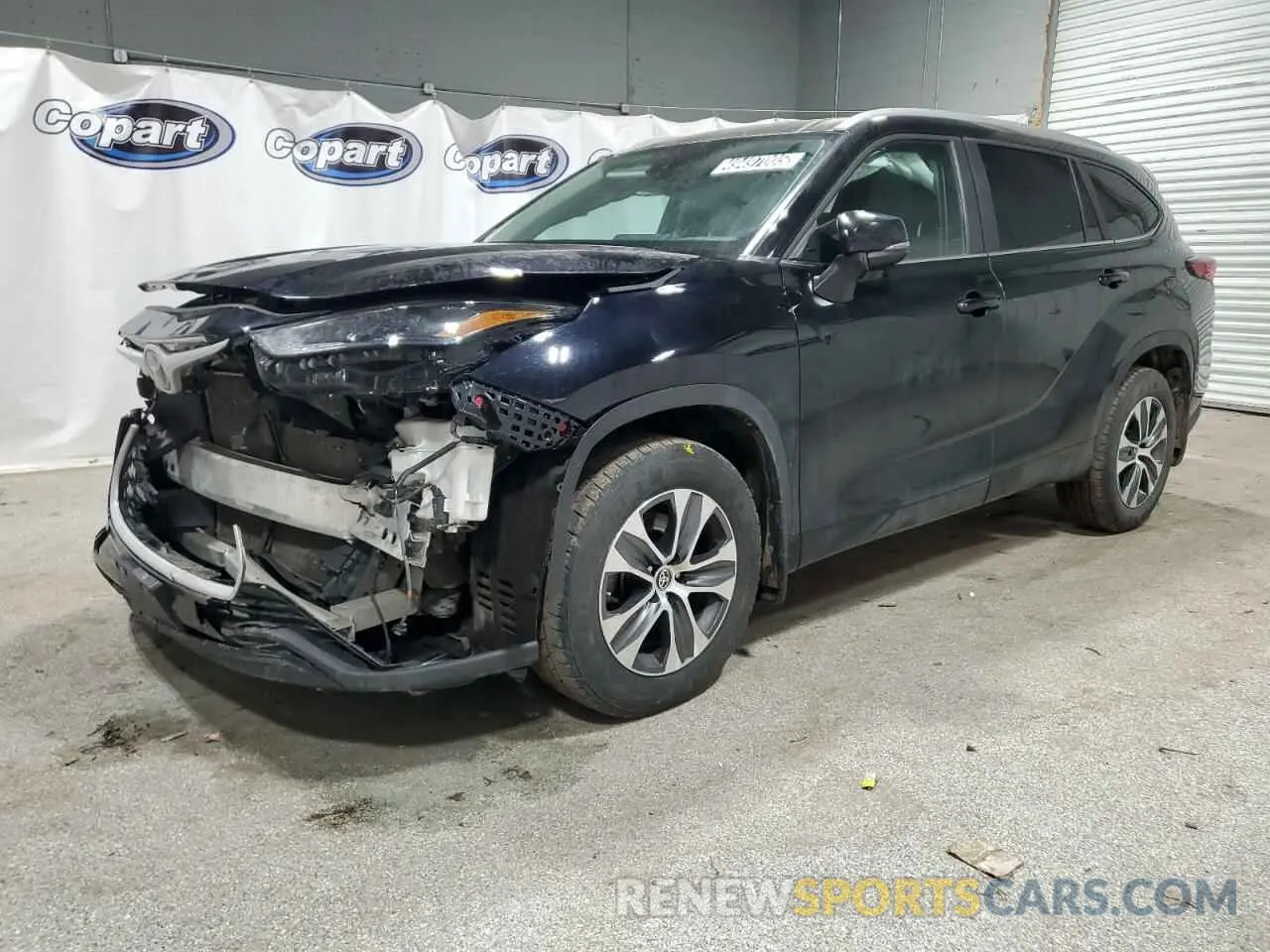 1 fotografías del automóvil dañado 5TDKDRBH6PS507402 TOYOTA HIGHLANDER 2023