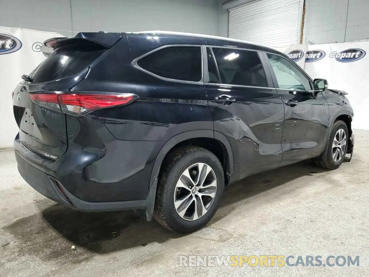 3 fotografías del automóvil dañado 5TDKDRBH6PS507402 TOYOTA HIGHLANDER 2023