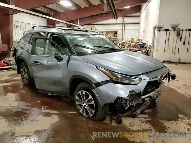 14 fotografías del automóvil dañado 5TDKDRBH7PS026817 TOYOTA HIGHLANDER 2023