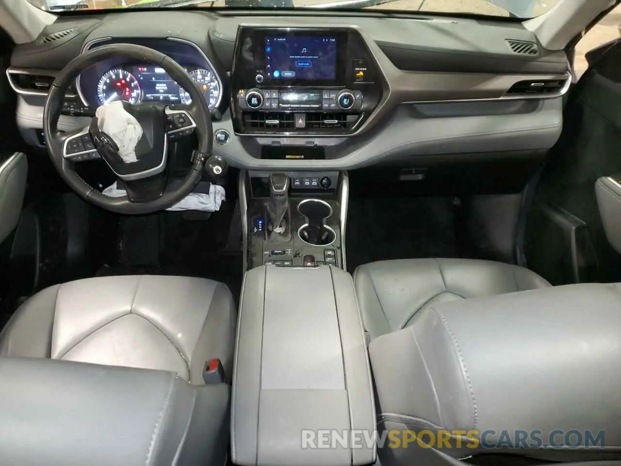 8 fotografías del automóvil dañado 5TDKDRBH7PS026817 TOYOTA HIGHLANDER 2023