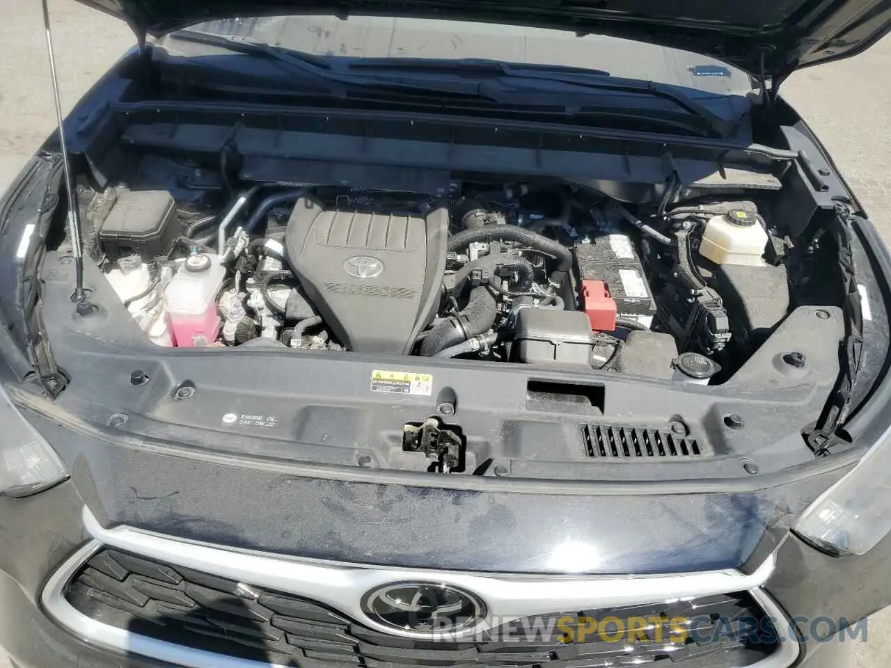 12 fotografías del automóvil dañado 5TDKDRBH7PS038675 TOYOTA HIGHLANDER 2023