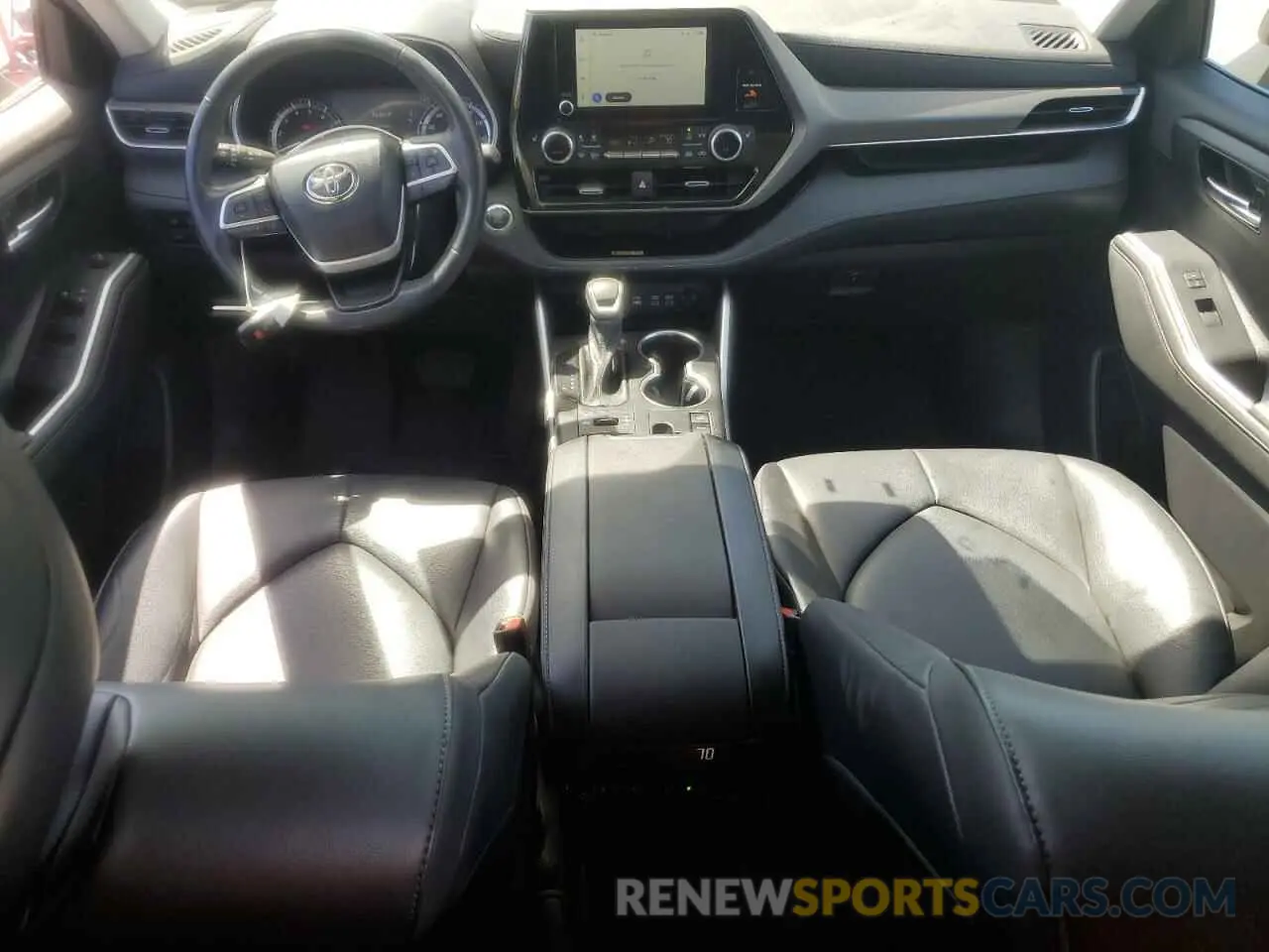 8 fotografías del automóvil dañado 5TDKDRBH7PS038675 TOYOTA HIGHLANDER 2023