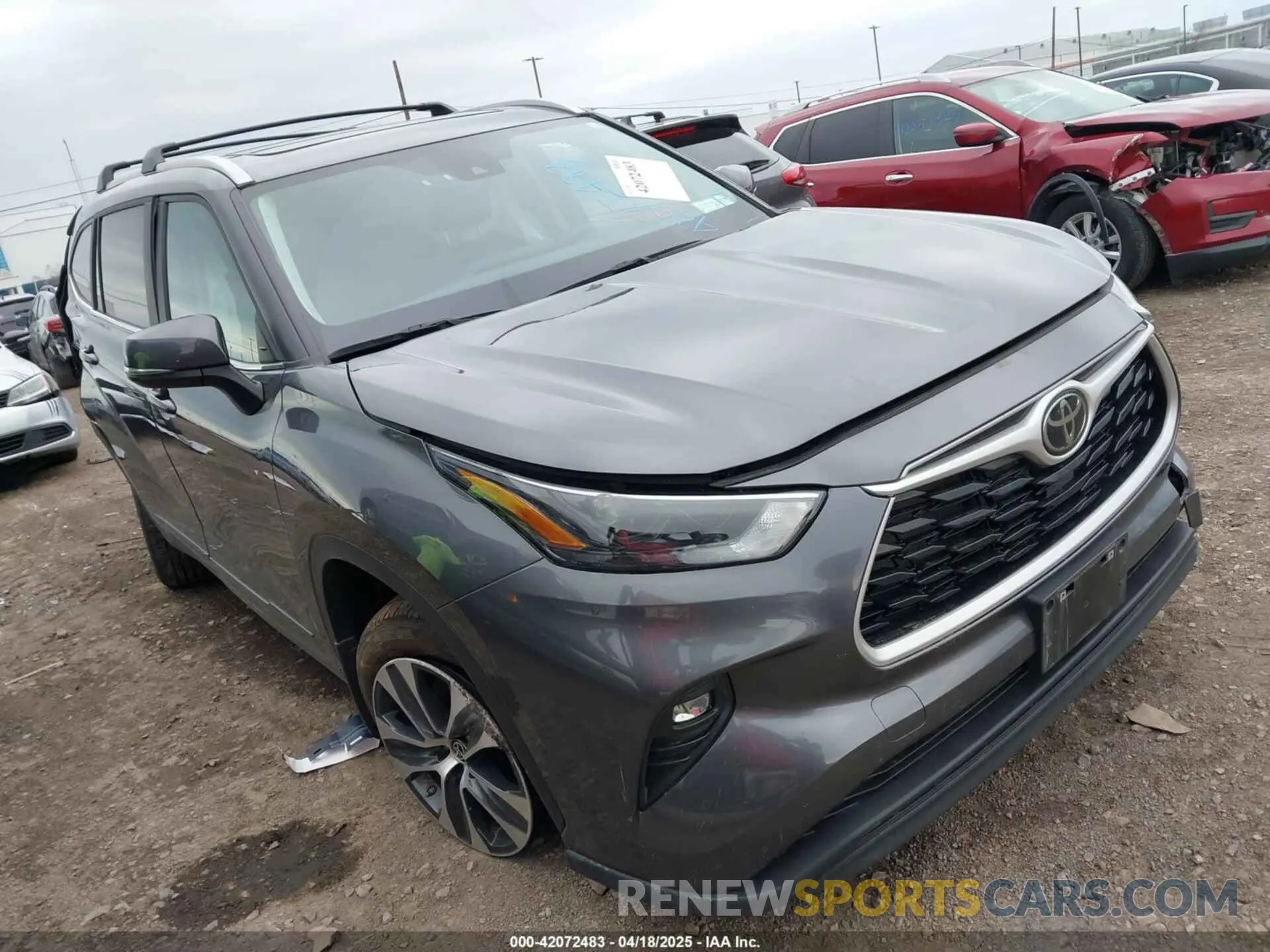 1 fotografías del automóvil dañado 5TDKDRBH7PS044010 TOYOTA HIGHLANDER 2023