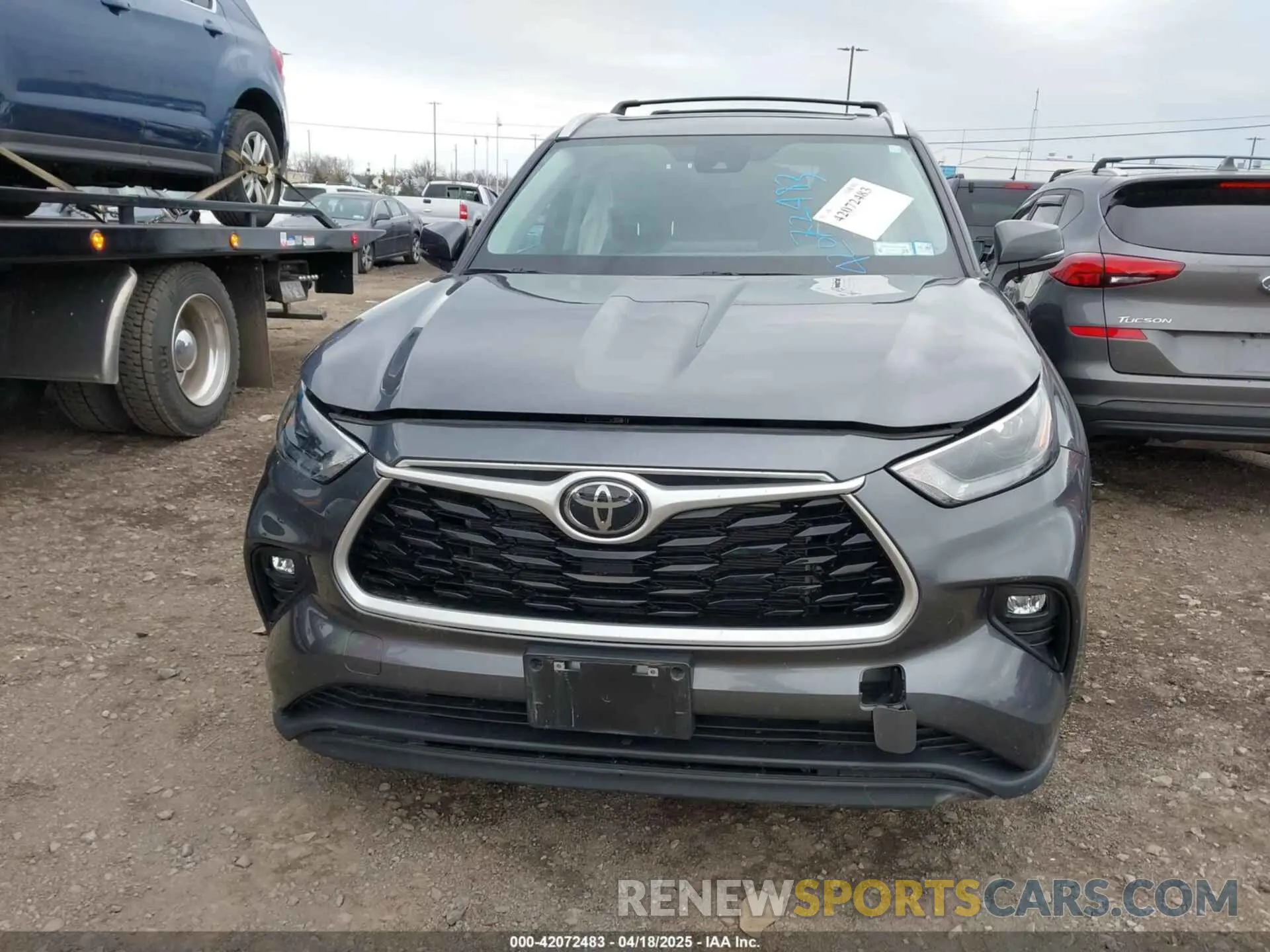 12 fotografías del automóvil dañado 5TDKDRBH7PS044010 TOYOTA HIGHLANDER 2023