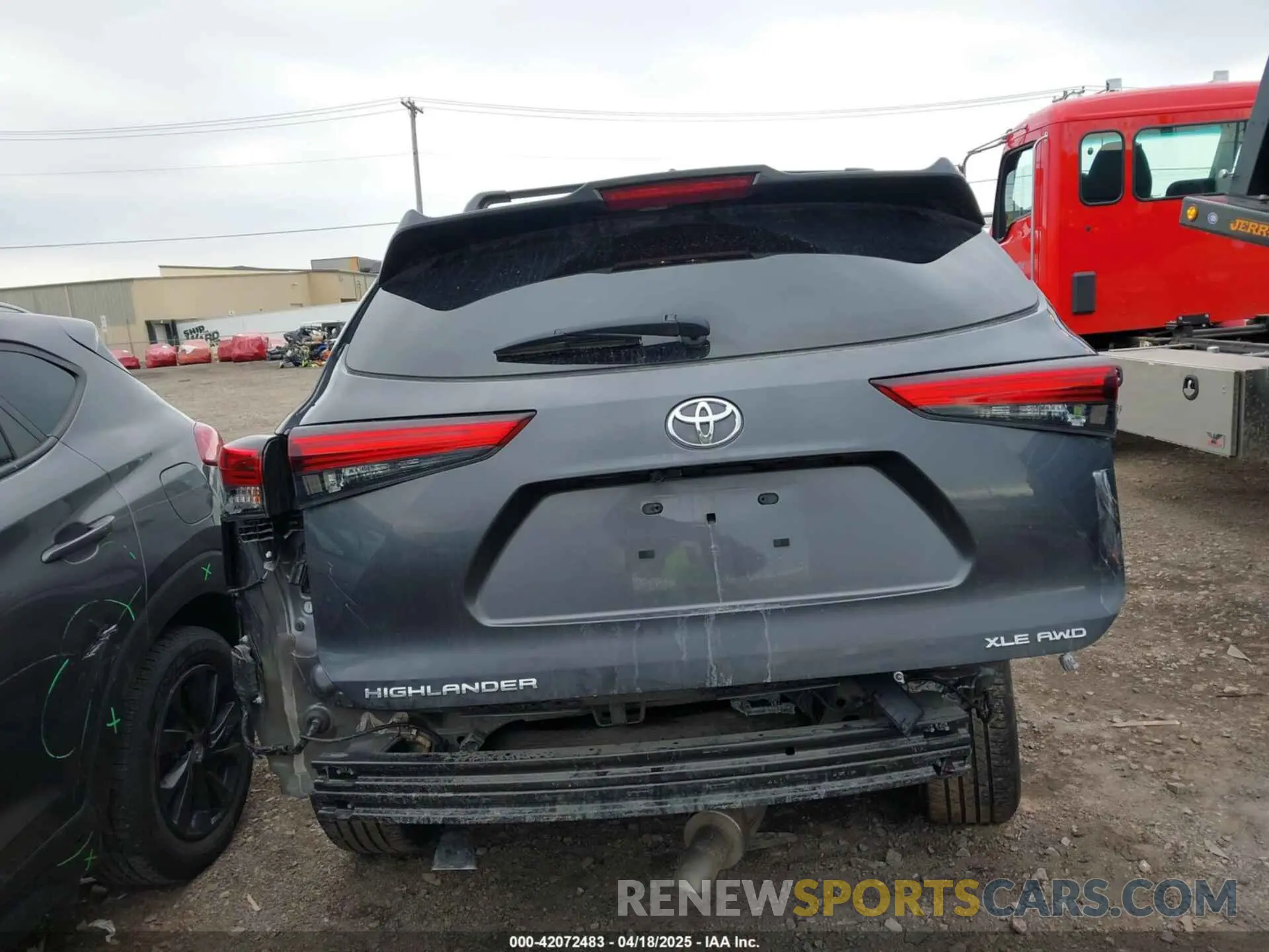 16 fotografías del automóvil dañado 5TDKDRBH7PS044010 TOYOTA HIGHLANDER 2023