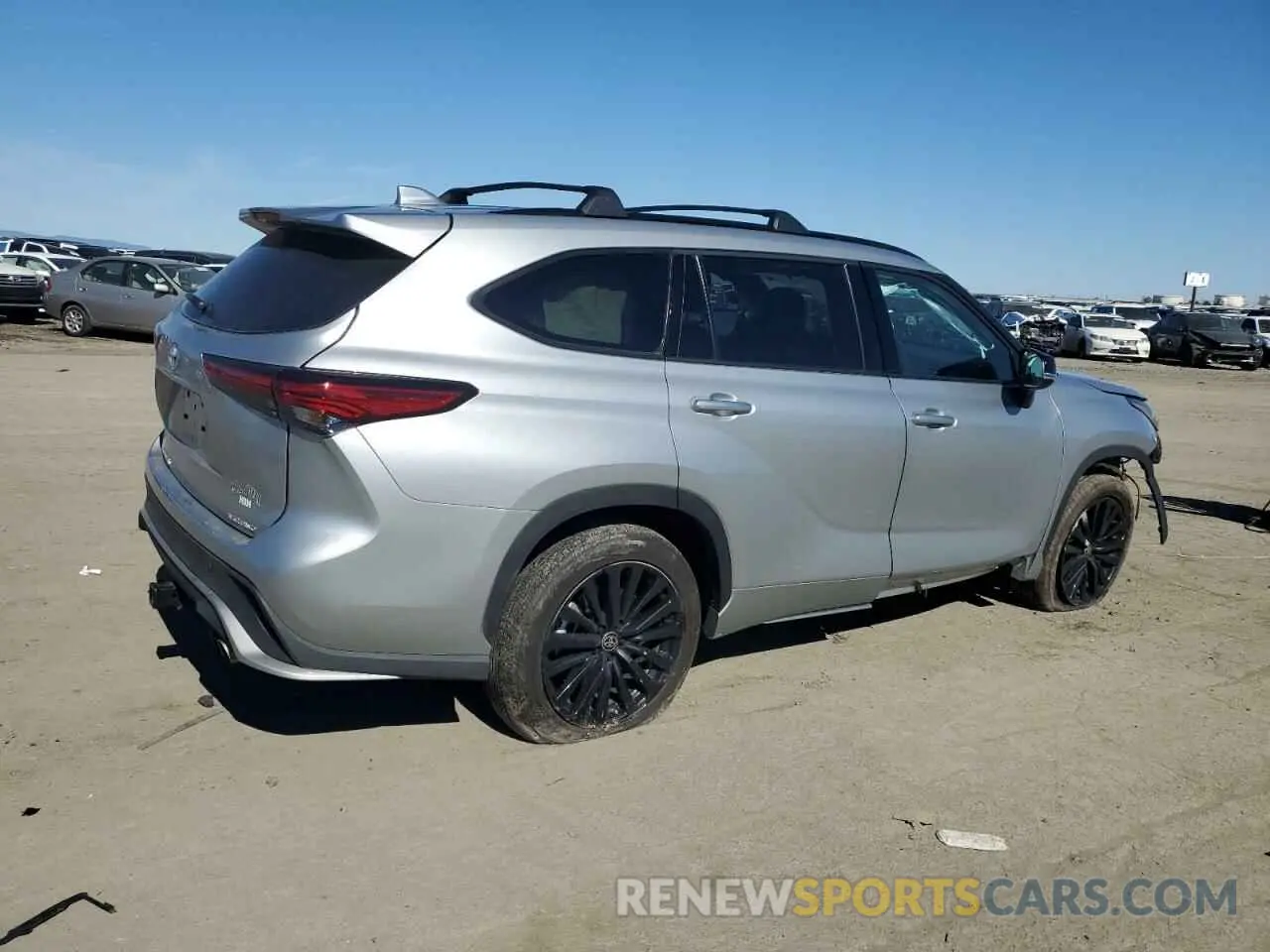 3 fotografías del automóvil dañado 5TDKDRBH7PS507456 TOYOTA HIGHLANDER 2023