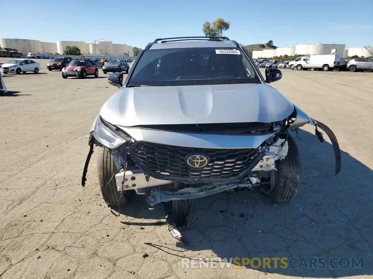 5 fotografías del automóvil dañado 5TDKDRBH7PS507456 TOYOTA HIGHLANDER 2023