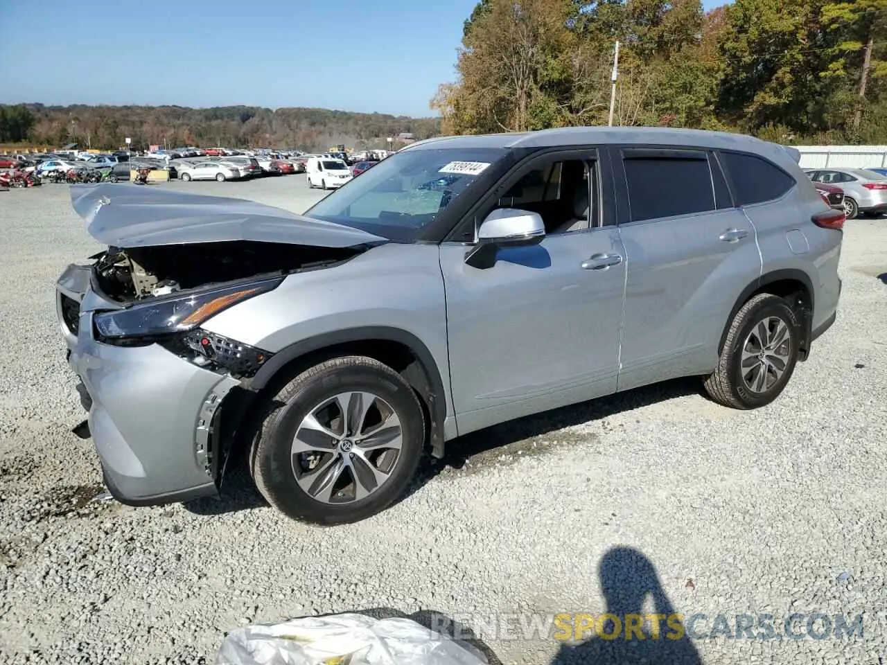 1 fotografías del automóvil dañado 5TDKDRBH8PS025000 TOYOTA HIGHLANDER 2023