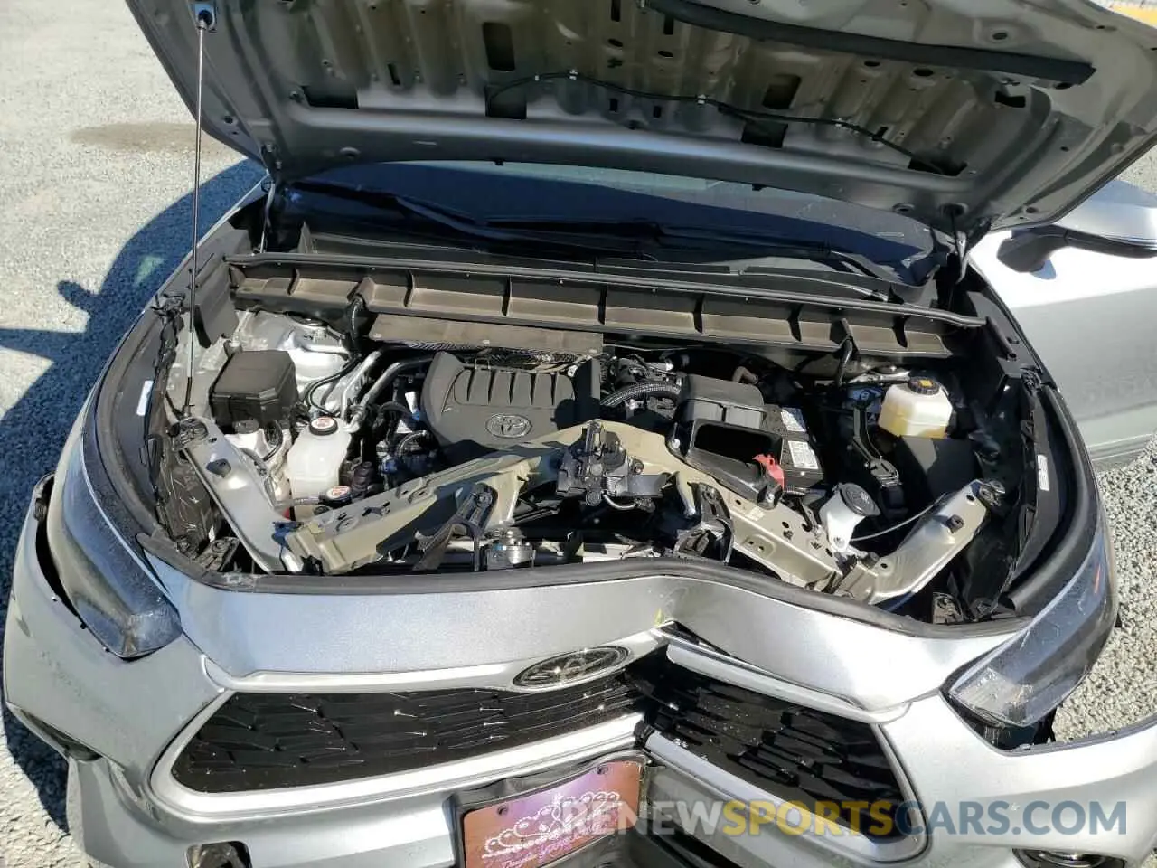 12 fotografías del automóvil dañado 5TDKDRBH8PS025000 TOYOTA HIGHLANDER 2023