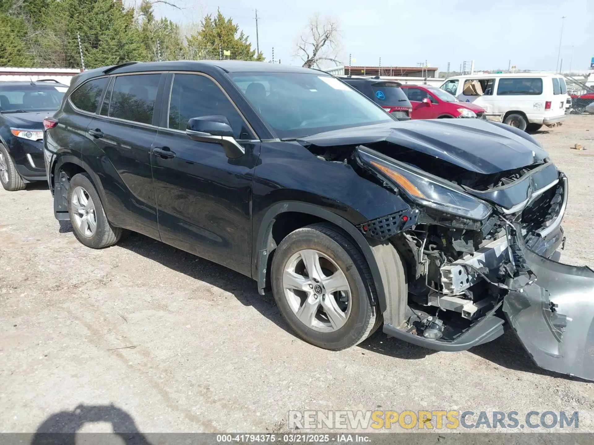 1 fotografías del automóvil dañado 5TDKDRBH8PS039060 TOYOTA HIGHLANDER 2023