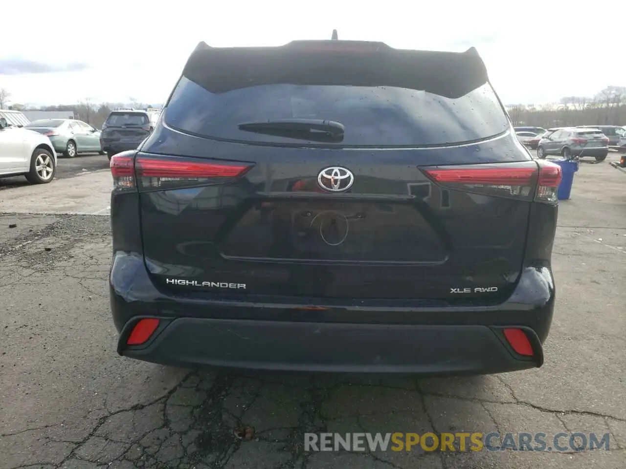 6 fotografías del automóvil dañado 5TDKDRBH9PS508804 TOYOTA HIGHLANDER 2023