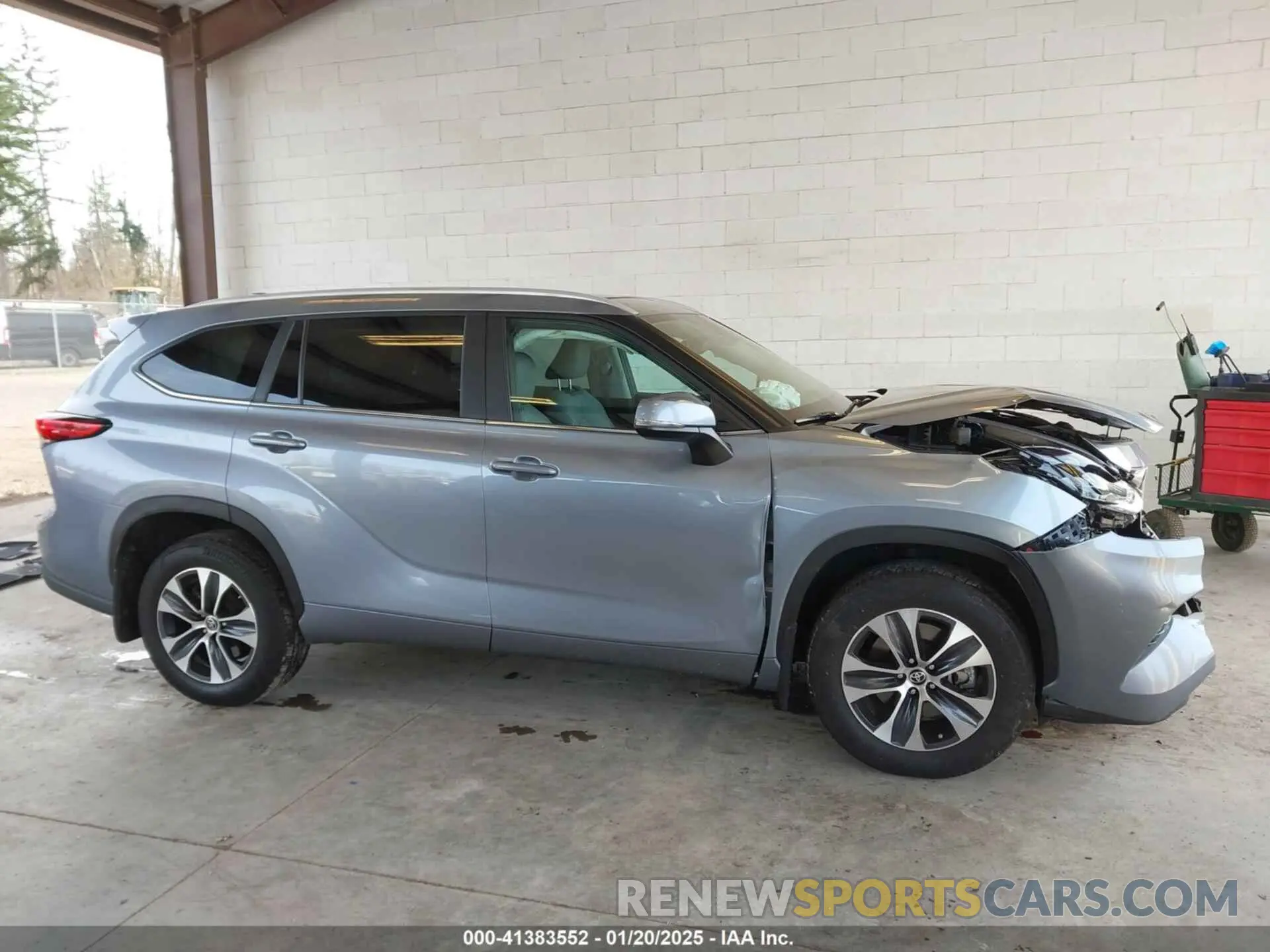 14 fotografías del automóvil dañado 5TDKDRBH9PS517583 TOYOTA HIGHLANDER 2023