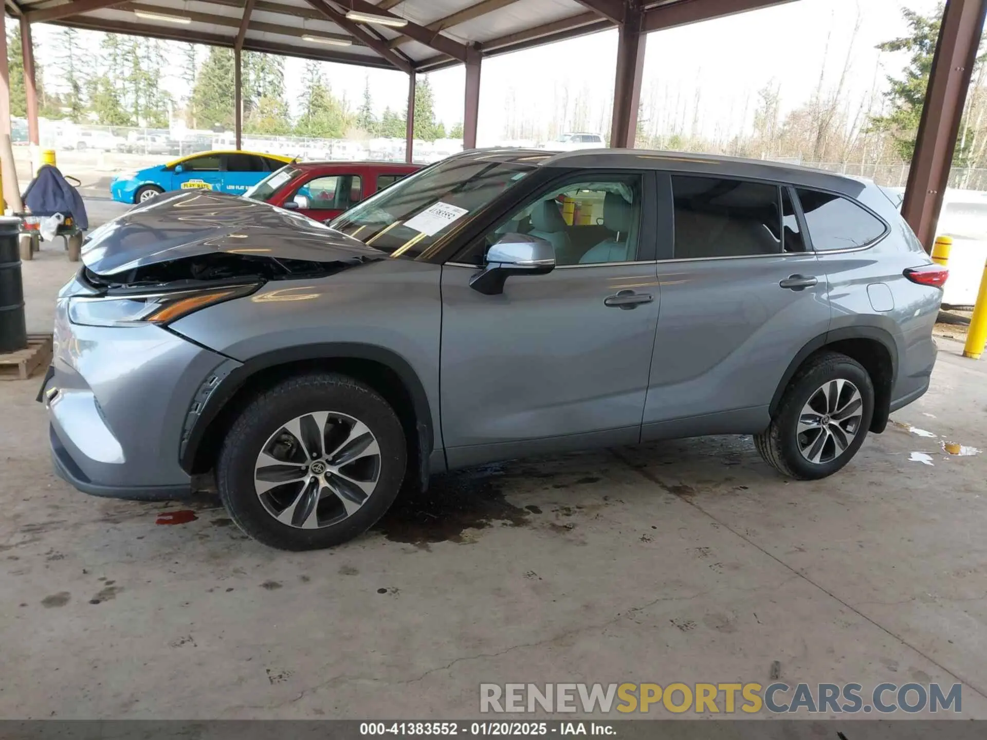 15 fotografías del automóvil dañado 5TDKDRBH9PS517583 TOYOTA HIGHLANDER 2023